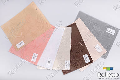 Тканинні ролети відкритого типу "Арабеска ТИХ", ціна за 0,5 м.кв