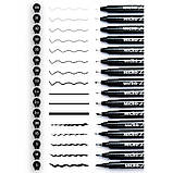 Набір чорних лінерів SUPERIOR 16 шт., фото 2