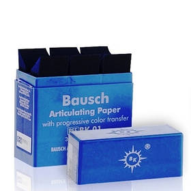 Артикуляційний папір Бауш ВК 01 Bausch BK 01 синій