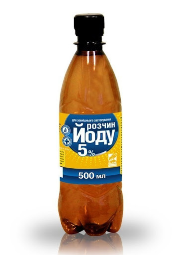 Йод розчин 5 %, 500 мл