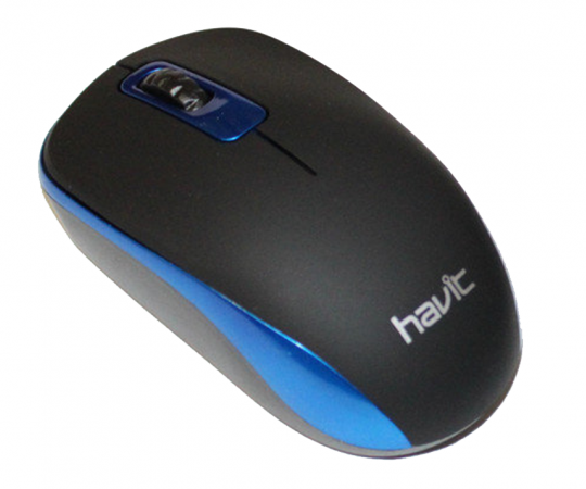 Миша бездротова оптична Havit MS626GT, чорно-синя