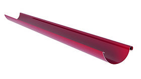 Желоб металлический темно-красная 125 4м Aqueduct 125/87