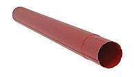Труба зєднувальна металлическая темно-красная 87 1м Aqueduct 125/87