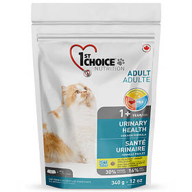 1st Choice Urinary Health корм для котів, схильних до МБК (мочокам'яна хвороба), 340 г