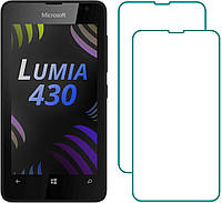 Комплект Microsoft Lumia 430 Защитные Стекла (2 шт.) (Люмия 430)