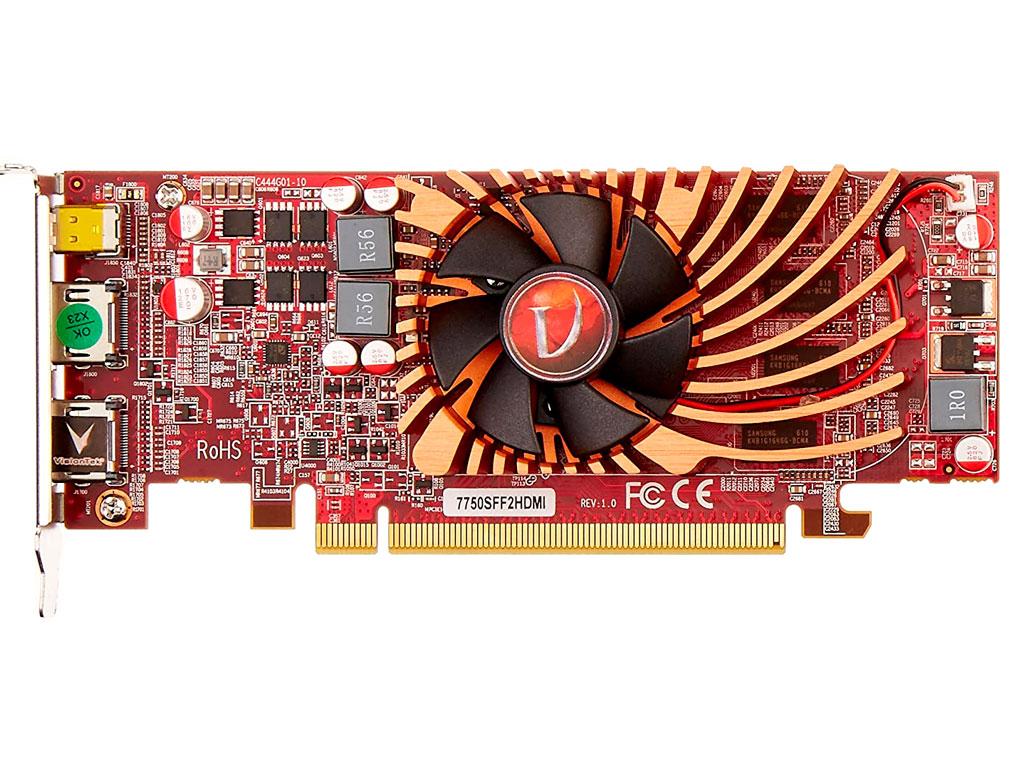 Відеокарта Visiontek HD 7750 1Gb PCI-Ex DDR3 128bit (2 x HDMI + miniDP) низькопрофільна