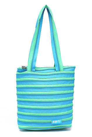 Сумка ZIPIT Premium Tote/Beach колір Turquise Blue&Spring Green бірюзовий, фото 2