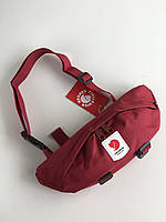 Поясна сумка бананка Fjällräven kanken Ulvo Hip Pack Medium бордовий Київ