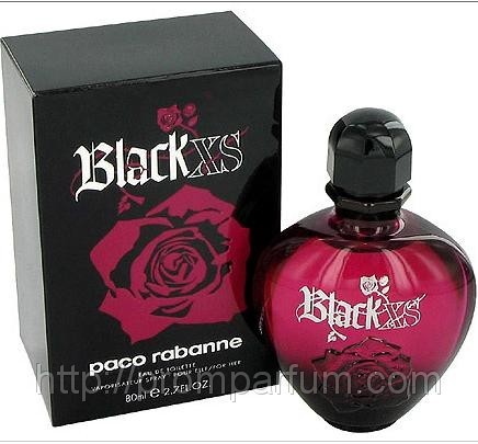Жіноча туалетна вода Black XS for Her Paco Rabanne (репліка)