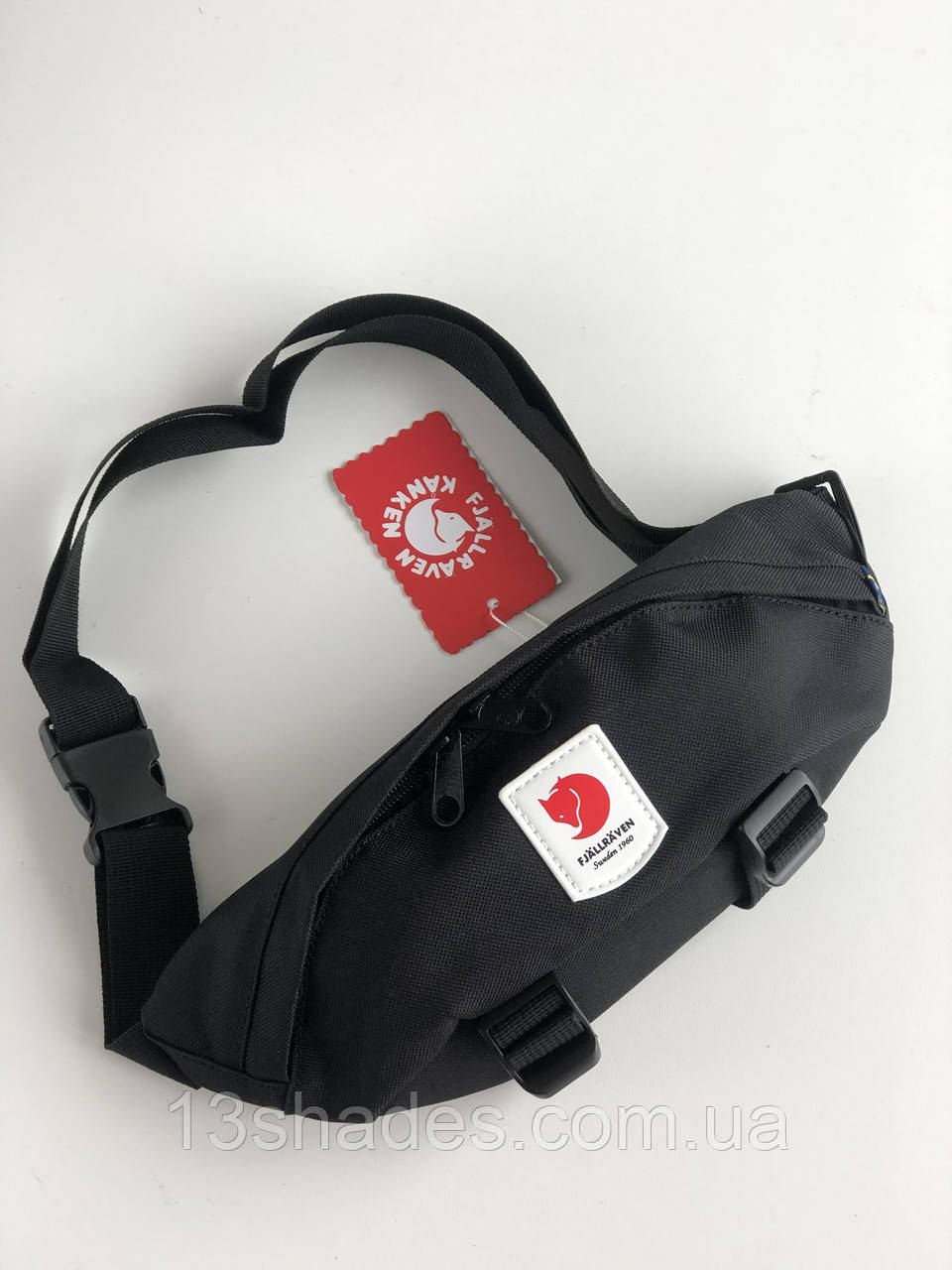 Поясна сумка бананка Fjällräven kanken Ulvo Hip Pack Medium чорний Київ, фото 1