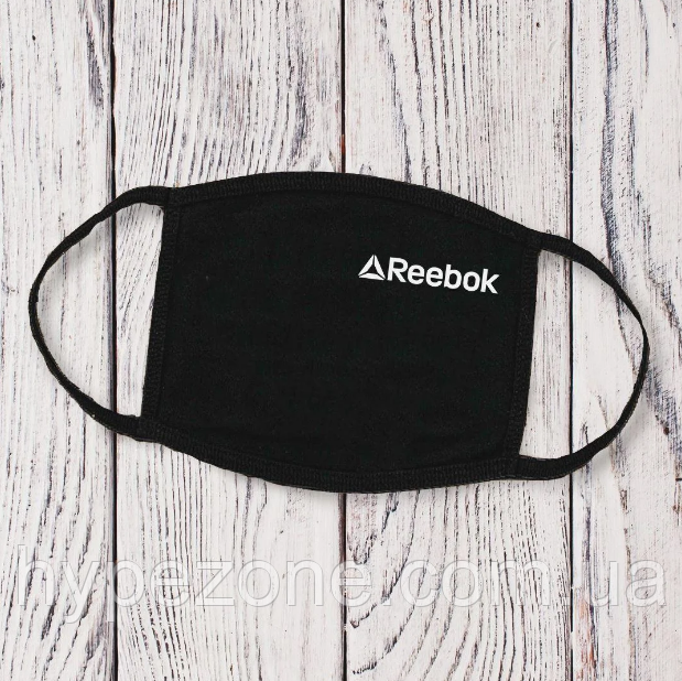 Багаторазова маска з пирнтом Reebok жіноча,чоловіча, фото 1