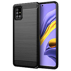 Чохол Primo Carbon Fiber Series для Samsung Galaxy A51 (SM-A515) - Black