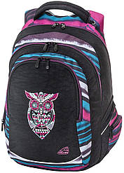 Рюкзак Schneiders Walker School Backpack Fame Dark Owl, для дівчинки колір чорний, 42100-080