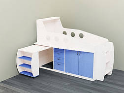 Ліжко горище для дитини з висувним столом КЧД-0505, фото 2