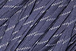 Шнур плоский чехол поліестер 10мм синій+світло-сірий моток 100м