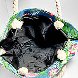 Пляжна текстильна літня сумка для пляжу і прогулянок, фото 5