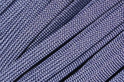 Шнур плоский чехол поліестер 10мм синій моток 100м