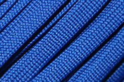 Шнур плоский чехол поліестер 10мм волошка моток 100м