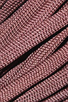 Шнур плоский чехол поліестер 10мм темно-коричневий моток 100м