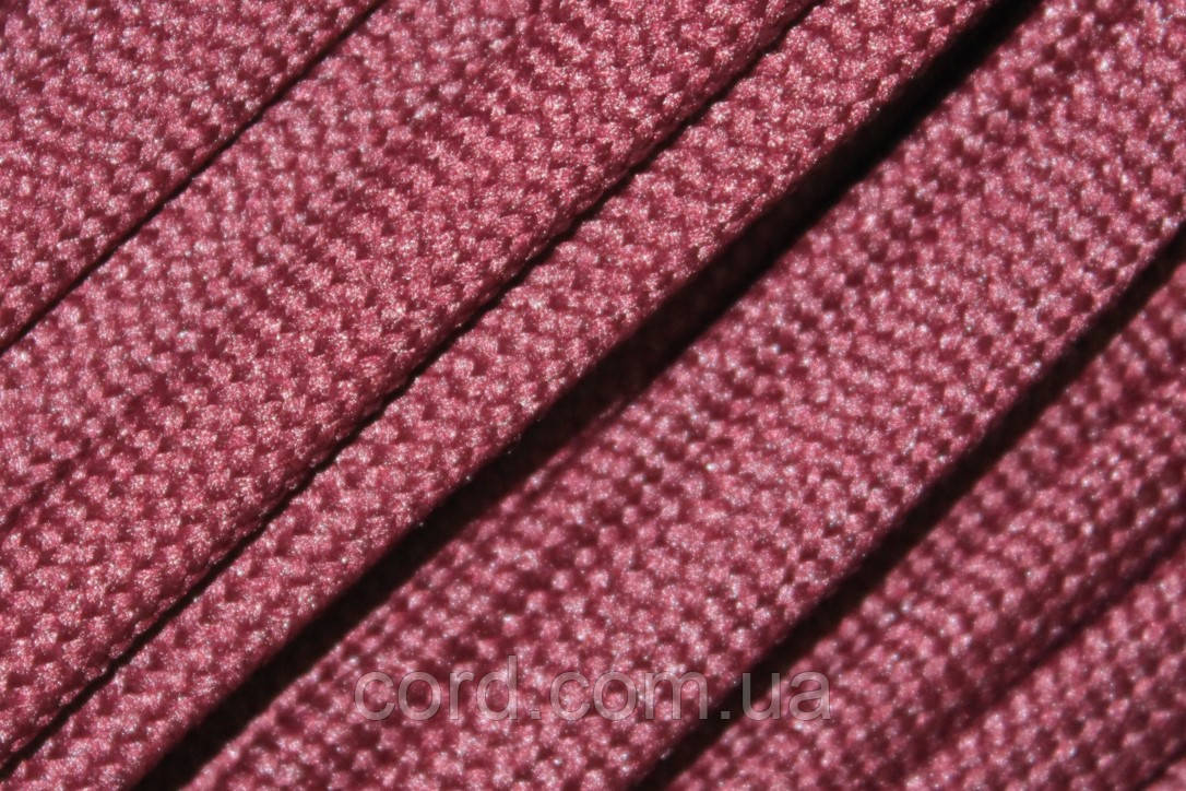 Шнур плоский чехол поліестер 10мм слива моток 100м, фото 1