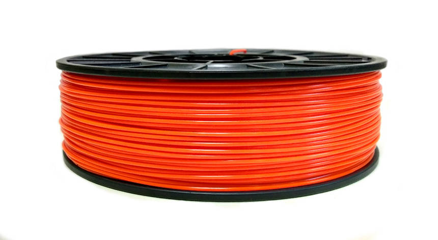 Нитка PETG (CoPET, ПЕТГ) пластик для 3D-друку, Яскраво-жовтогарячий (1.75 мм/1 кг), фото 1