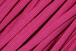 Шнур плоский чехол поліестер 10мм малиновий моток 100м