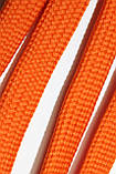 Шнур плоский чехол поліестер 10мм помаранчевий моток 100м, фото 2