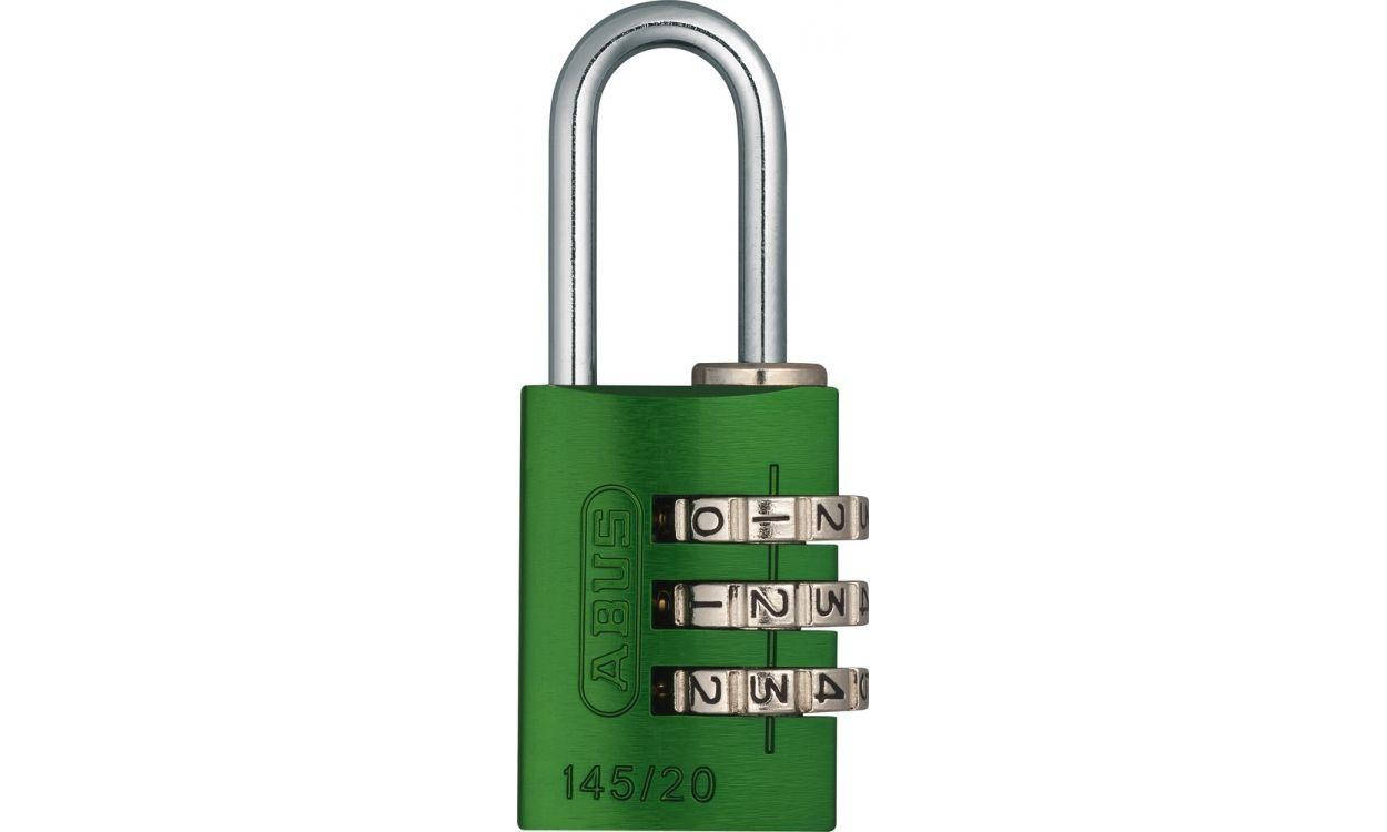 Замок навісний ABUS 145/20 Combination Lock Green, фото 2