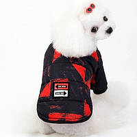 Куртка для собак «Фенікс», червоний, зимова, осіння одяг для собак дрібних, середніх порід