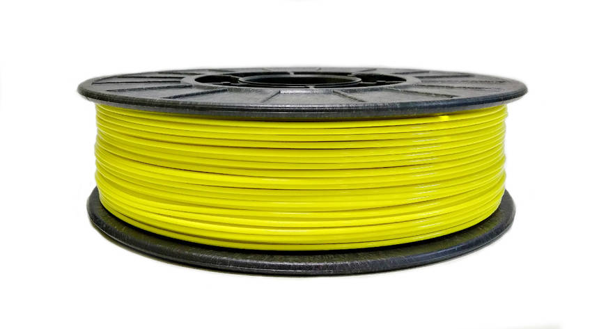 Нитка PETG (CoPET, ПЕТГ) пластик для 3D друку, Лимонний (1.75 мм/1 кг), фото 1