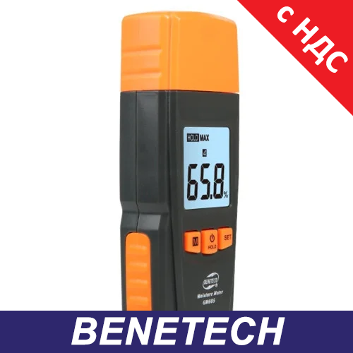 Вологомір деревини 0-41% (28 порід, 4 типу) BENETECH GM605