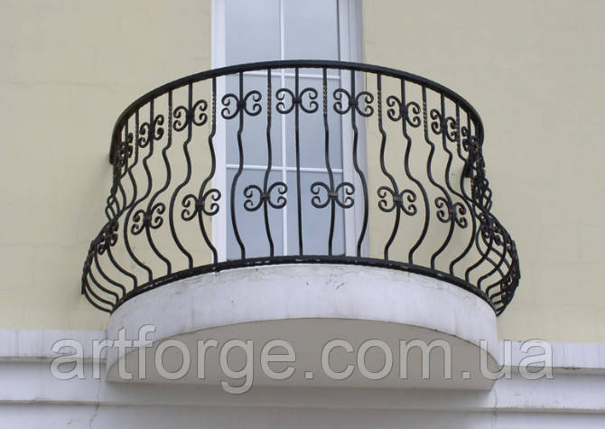 Простые кованые ограждения террас, балконов, беседок - фото 1 - id-p1183128462