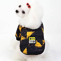 Куртка для собак «Фенікс», жовтий, зимова, осіння одяг для собак дрібних, середніх порід