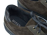 Коричневі замшеві кросівки кеди чоловіче взуття великих розмірів Rosso Avangard Puran Brown Vel BS, фото 6