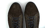 Коричневі замшеві кросівки кеди чоловіче взуття великих розмірів Rosso Avangard Puran Brown Vel BS, фото 10
