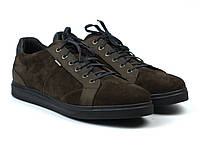 Коричневые кроссовки замшевые кеды мужская обувь больших размеров Rosso Avangard Puran Brown Vel BS