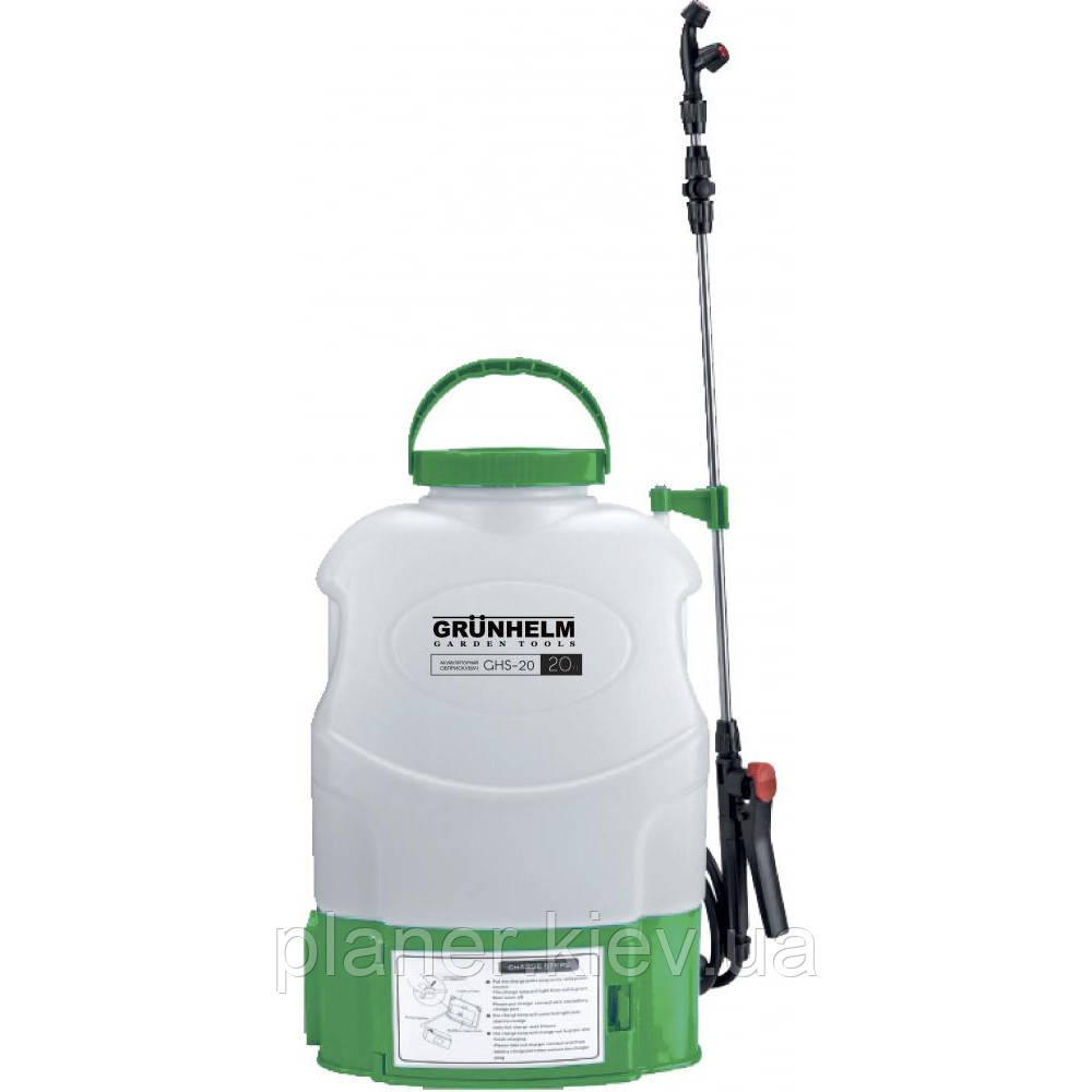 Обприскувач акумуляторний Grunhelm GHS-20 (81440), фото 1