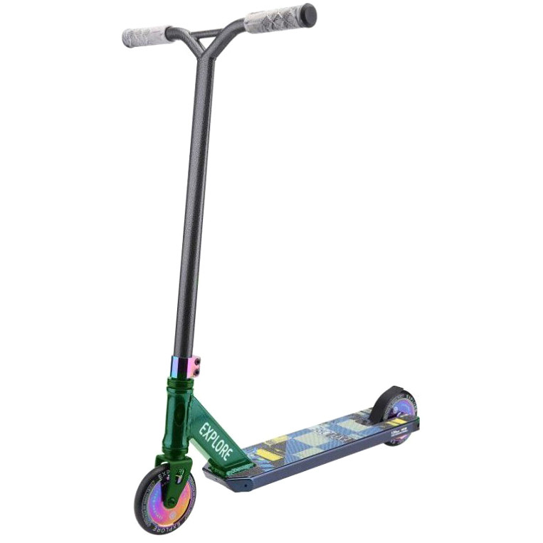 Трюковый Самокат Explore "Scat-Chic" Алюминиевый, Зеленый — Купить ...