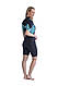 Жіночий гідрокостюм Jobe Sofia Shorty 3 / 2mm Vintage Teal S, фото 2