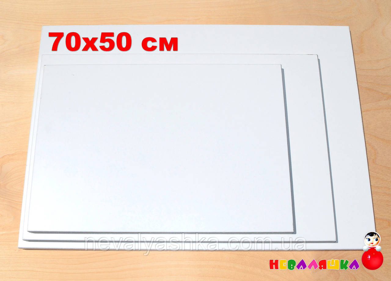 Біла Основа для Бизиборда 70х50 см (товщина 1,8 см) Заготівля Біла Основа для Бізіборда ЛДСП 18 мм