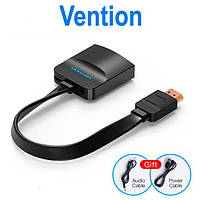 Адаптер переходник HDMI to VGA + аудио выход + доп питание Vention (Оригинал)