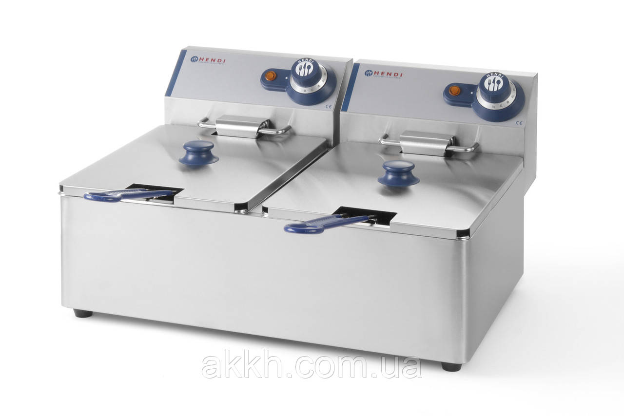 Фритюрниця Hendi 2x6 л 205853 BLUE LINE