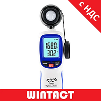 Люксметр - измеритель уровня освещенности + термометр WINTACT WT81