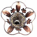 Ваза плетеная декор цветочек, цвет микс 62 см, фото 3