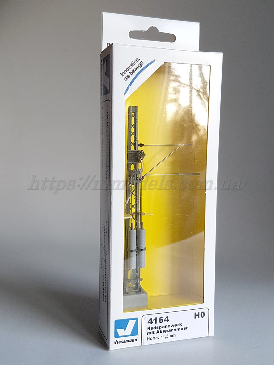 Viessmann 4164 Натяжна опора з контактною маскою, масштабу 1/87, H0, фото 1