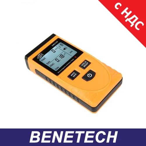 Тестер електромагнітного випромінювання (1-1999В/м, 0.01-19,99 t) BENETECH GM3120