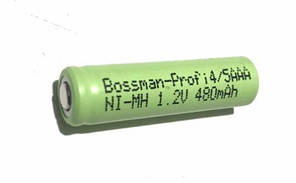 Акумулятор технічний Bossman-Profi 4/5AAA 1,2 V 480mAh (Ni-Mh)