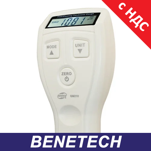 Товщиномір фарби (ЛКП) Fe, 0-1800мкм BENETECH GM210 для перевірки авто