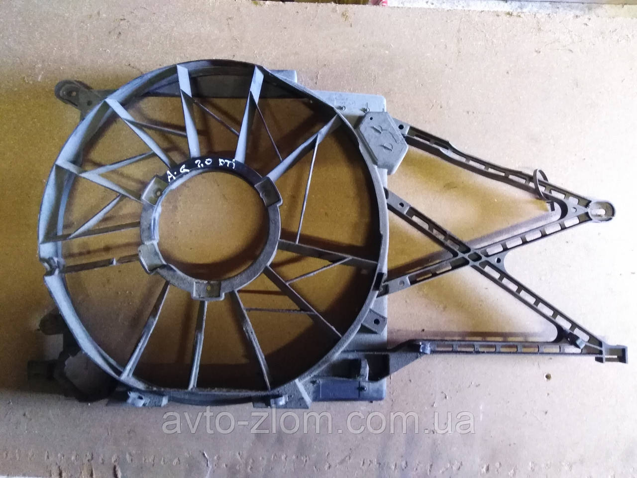 Дифузор вентилятора радіатор Opel Astra G, Zafira A 2,0 — 2,2 DTI. 90572752, 0130303843., фото 1