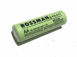 Акумулятор технічний Bossman-Profi AA/HR6 1,2 V 1500mAh (Ni-Mh)